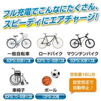 日邦電機 超小型・充電式電動エアーポンプ ELXEEDーSIX 1個（直送品）