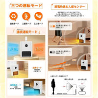 ケイ・エス・ケイ 壁掛けヒーター 人感センサー付 超軽量 S980 1台（直送品）