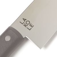 ステンレス三徳包丁（16.5cm） チャコール 1セット（1本×6） LAKOLE/ラコレ