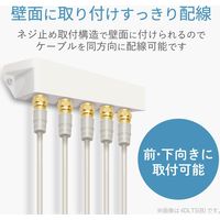 DXアンテナ 分配器 3分配 2K 4K 8K対応 全端子間通電 金メッキプラグ F型端子 屋内 ホワイト 3DLTS(B) 1個（直送品）