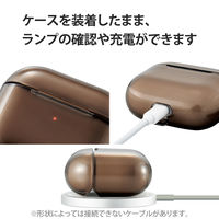 AirPods 第3世代 ケース ソフト TPU カラビナ付 ワイヤレス充電対応 ブラック AVA-AP3UCBK エレコム 1個（直送品）