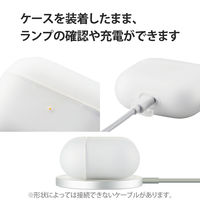 AirPods 第3世代 ケース シリコン カラビナ付 ワイヤレス充電対応 クリア AVA-AP3SCCR エレコム 1個