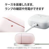 AirPods 第3世代 ケース カバー タフスリム 衝撃吸収 カラビナ付 ピンク AVA-AP3TSPN エレコム 1個（直送品）
