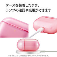 AirPods 第3世代 ケース ソフト TPU カラビナ付 ワイヤレス充電対応 ピンク AVA-AP3UCPN エレコム 1個（直送品）