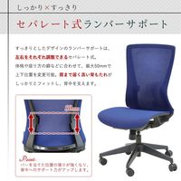 Netforce ネットフォース コモドチェア 肘付 ブルー CMD-1AR-AW 1脚（直送品）