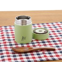 ベストコ ランチジャー 220ml シャドウグリーン ND-8275 ミクリー フードａｎｄスープポット 4975970252802 1個（直送品）