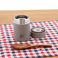 ベストコ ランチジャー 220ml シャドウブラウン ND-8274 ミクリー フードａｎｄスープポット 4975970252796 1個（直送品）