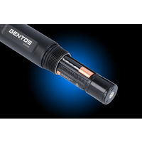 ジェントス Gシリーズ 100m防水ハイブリッドLEDハンディトーチ GF-116RG 1個