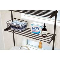 ベストコ 洗濯機ラック 突っ張り ブラウン NY-237 防水パンにも置ける 4975970254158 1個（直送品）