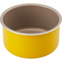 ベストコ フライパン IH対応 鍋 8点セット ハイパープレミアムコート ハンドル付き イエロー ND-3103（直送品）