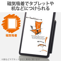 タッチペン スタイラスペン 超感度ディスクタイプ 磁気吸着 マグネットキャップ ブラック P-TPD03BK エレコム 1個