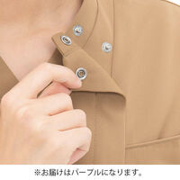 ナガイレーベン 女子スクラブ パープル EL AY-5557 1枚（直送品）
