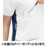 ナガイレーベン 男女兼用スクラブ Tバーガンディ SS FT-4502 1枚（直送品）