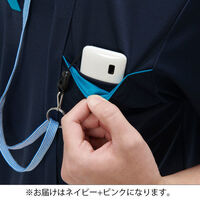 ナガイレーベン 男女兼用スクラブ ネイビー+ピンク SS JD-5107 1枚（直送品）