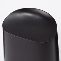 【まとめ買いセット】無印良品 ポリプロピレンスタッキングスツール ダークグレー 約幅43×奥行34×高さ45cm 2個良品計画