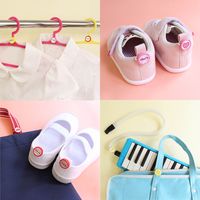 KAWAGUCHI プチッとネーム レッド 10-078 1セット(1個×3)