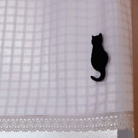 ユニベール カフェカーテン タムタム2 1000×700mm  ホワイト 1枚（直送品）