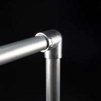 グリーンクロス 単管用ジョイント金具 Kタイプ コーナーL継ぎ KJ-2L 1個（直送品）