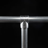 グリーンクロス 単管用ジョイント金具 Kタイプ 貫通T継ぎ KJ-2T 1個（直送品）