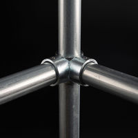 グリーンクロス 単管用ジョイント金具 Kタイプ 中間コーナーK継ぎ KJ-3K 1個（直送品）