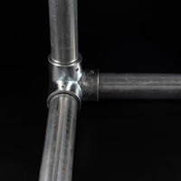 グリーンクロス 単管用ジョイント金具 Kタイプ コーナーY継ぎ KJ-3Y 1個（直送品）