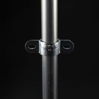 グリーンクロス 単管用ジョイント金具 Kタイプ ダブル羽根付き KW-1W 1個（直送品）