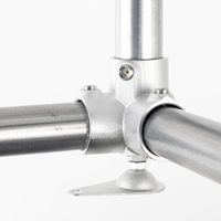 グリーンクロス 単管用ジョイント金具 Sタイプ 水平調整 アンカー コーナー型 S-15-3Y-500A 1個（直送品）