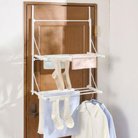 LIV PLUS ドアハンガー 2段 伸縮 折り畳み Quick Lock NY-391 1個（直送品）