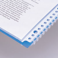 リヒトラブ リヒト AQUA DROPs クリヤーブック 青 A4 ファイル 10P N1482-8 1冊（直送品）