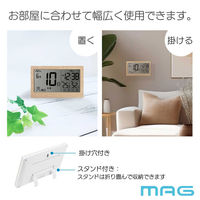 ノア精密 電波カレンダー時計 a35978 1個（直送品）