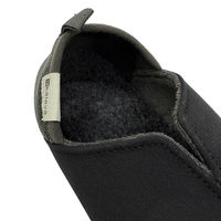 エコワン 防災スリッパ シューズ Mサイズ 21.5~23.5cmブラック 6300088283 1足（直送品）