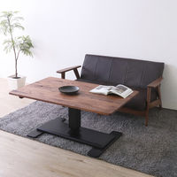 平インテリア産業 RO 昇降テーブル 12075 幅120 ブラウン TD-2503L BR 1台（直送品）