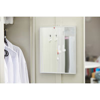 アイリスオーヤマ 軽くて割れないフィルムミラー マグネットタイプ 幅280×奥行27×高さ350mm 1枚（直送品）