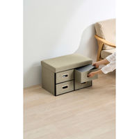 アイリスオーヤマ ３ＷＡＹ引き出し収納ボックス 引き出し４つタイプ 幅600×奥行375×高さ385mm ブラウン 1台（直送品）