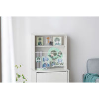 アイリスオーヤマ 隠せる本棚 幅395×奥行295×高さ1038ｍｍ ホワイト 1台（直送品）