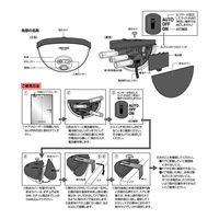 スマイルキッズ ドア用センサーライト木目調 ASL-3303MO 1個（直送品）