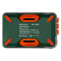 WINTECH(ウィンテック/廣華物産) スマホスタンドにもなるワイヤレススピーカー KBT-560SS GN 1台（直送品）
