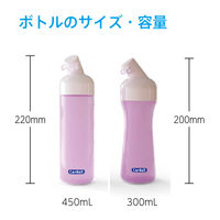 ハタノ製作所 ケアシルボトル450 40°曲がり（示温シール付き）OSB-1L 1本