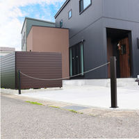 (株)TOKO コーナーポールチェーン受けあり(ステン) GFPOL01UC 1S(1S)（直送品）