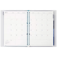 マルマン 【2026年4月版】ノートデダイアリー 月間 B5 26穴 月曜始まり ブルー FD434-26-02 1冊（直送品）