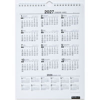 高橋書店 【2026年4月版】エコカレンダー壁掛 A4 縦型 日曜始まり T63 1冊（直送品）