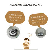 武田コーポレーション ロボット掃除機対応 ケーブル収納ボックス LN-H6-ROKBK 1箱(1個入)（直送品）