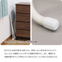 エイ・アイ・エス 折畳チェア 背なし グレイ YSFO-08x6pcs GY 1セット(6脚入)（直送品）