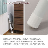 エイ・アイ・エス 折畳ロースツール グレイ AHFL-04x6pcs GY 1セット(6脚入)（直送品）