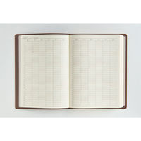 高橋書店 【2026年4月版】3年卓上日誌 A5 3年連用 茶 951 1冊（直送品）