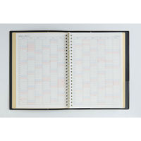 高橋書店 【2026年4月版】リングダイアリー A5 片側1週間+ノート 月曜始まり 黒 971 1冊（直送品）