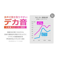 カシムラ ワイヤレスイヤホンマイク スタミナ&大音量 BL-128 1個（直送品）