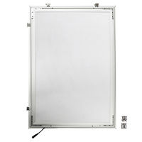 ストア・エキスプレス アルミスナップLEDパネル ブラック A1 37176-2336 1台 61-656-92-1（直送品）