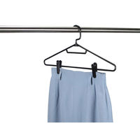 サワフジ スマートハンガークリップ付3PBK SMC-03(BK) 1個（直送品）