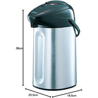 象印マホービン 押すだけポット ABF-30S 3L ステンレス ABF-30S-XA 1個（直送品）